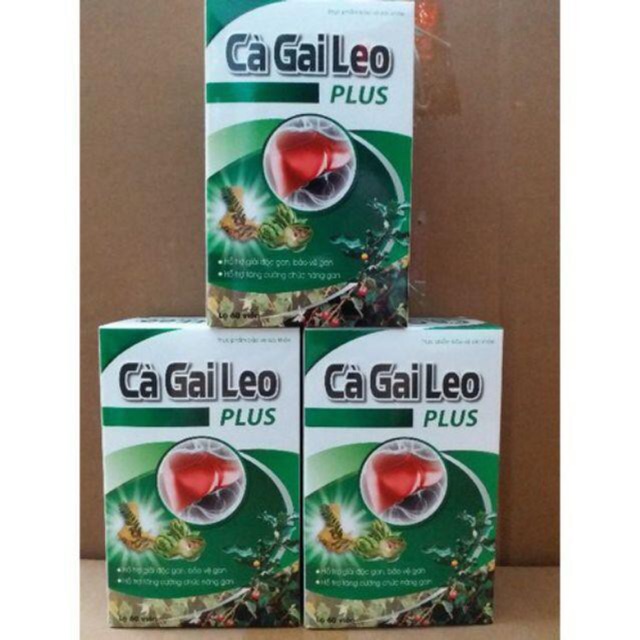 Bổ gan Cà gai leo Plus lọ 60v giải độc gan, hạ men gan | BigBuy360 - bigbuy360.vn
