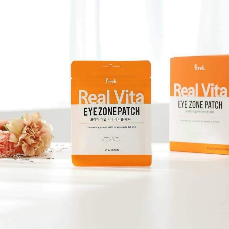 Mặt nạ mắt Prreti real vita eyezone gói 30 miếng