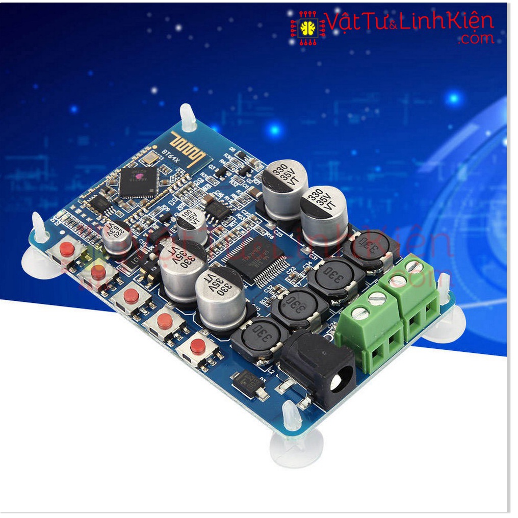 Mạch Khuếch Đại Công Suất TDA7492P tích hợp mô-đun kết nối Bluetooth