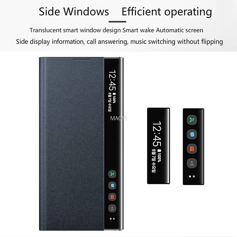 Bao da điện thoại cho Samsung Note 8 9 Note 10 Plus Lite Flip Case Samsung Galaxy S9 S10 Plus S10E