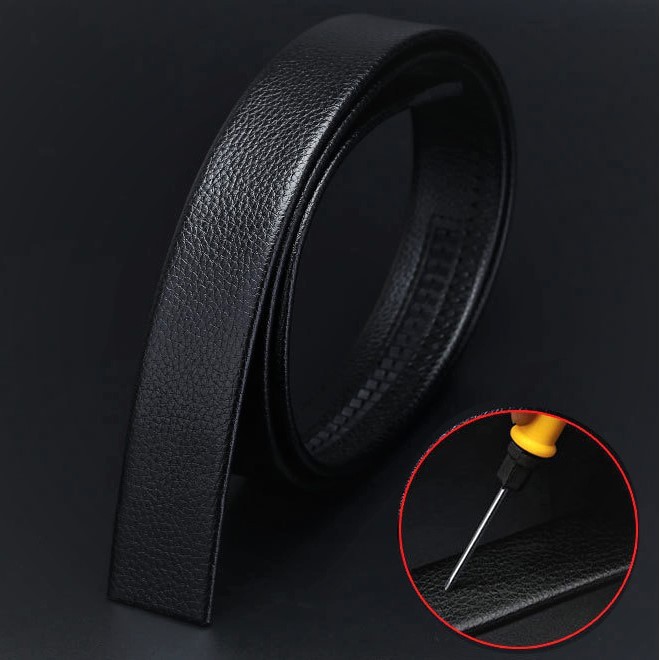 Thắt lưng nam cao cấp 2021, dây nịch nam da PU đẹp thời trang (không mặt khóa) rộng 3.5cm - Hàng nhập khẩu