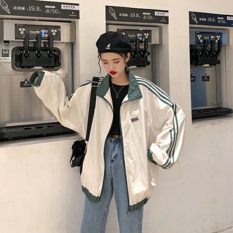 Áo Khoác Dù Nhẹ Nữ Phối Cổ Bo Viền 2 Lớp Siêu Đẹp  - ĐĂNG QUANG FASHION