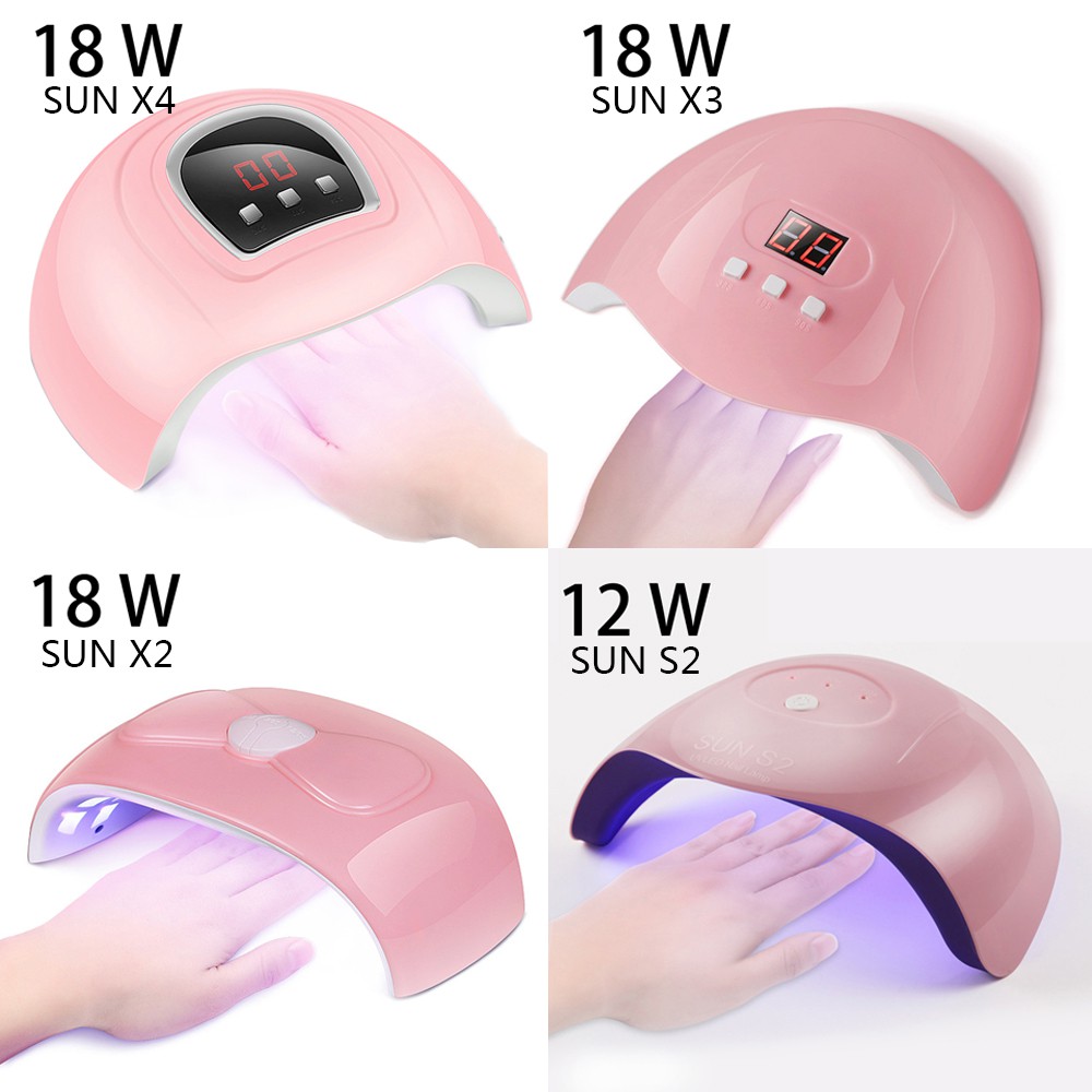 Máy Hơ Gel Sun S2 12W SUN X2 18W SUN X3 18W SUN X4 18W Chính Hãng UV/LED