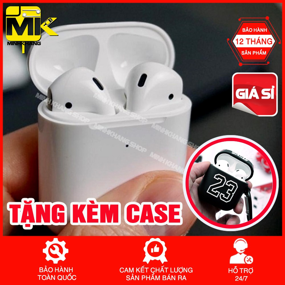 [AIRPODS 2]Tai nghe Bluetooth Phiên Bản Cao Cấp Nhất - Dùng cả IOS và Android BAỎ HÀNH 12 THÁNG 1 ĐỔI 1