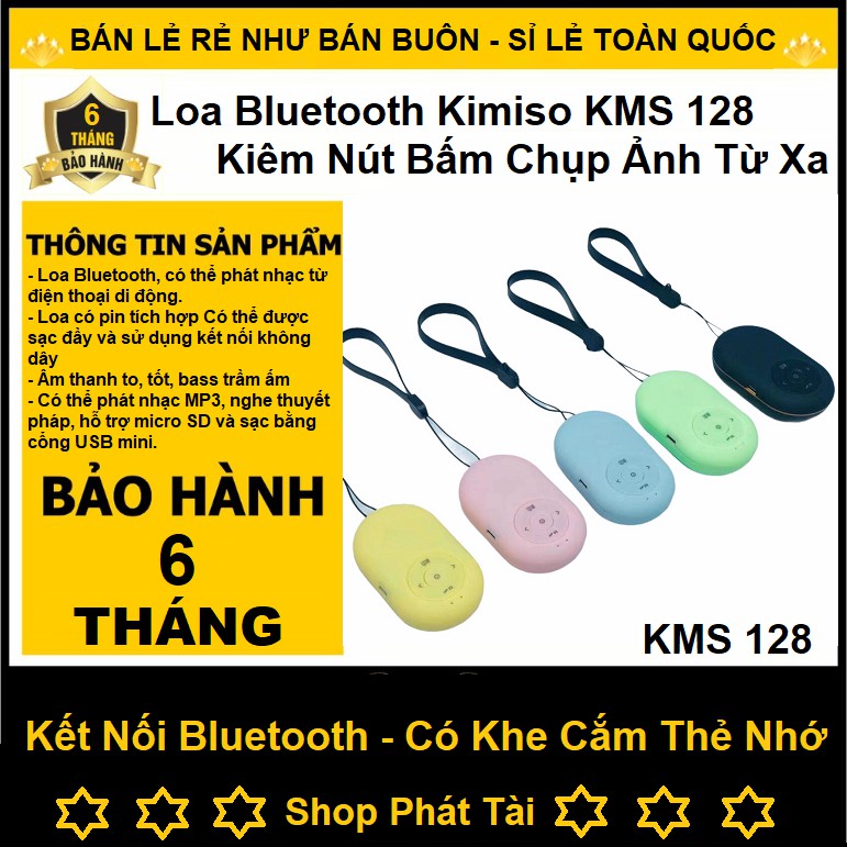 Điều Kiển Chụp Ảnh Từ Xa - Kiêm Loa Bluetooth Đeo Cổ Tay Tiện Lợi - Chống Nước - Âm Thanh Hay - Bảo Hành 6 Tháng