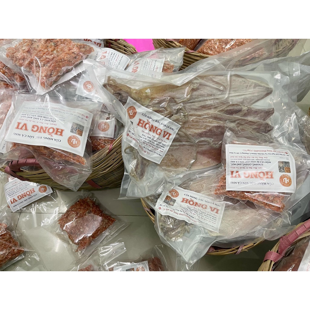 500GAM KHÔ MỰC NHỎ NẤU CANH SIZE 100-120CON/KG