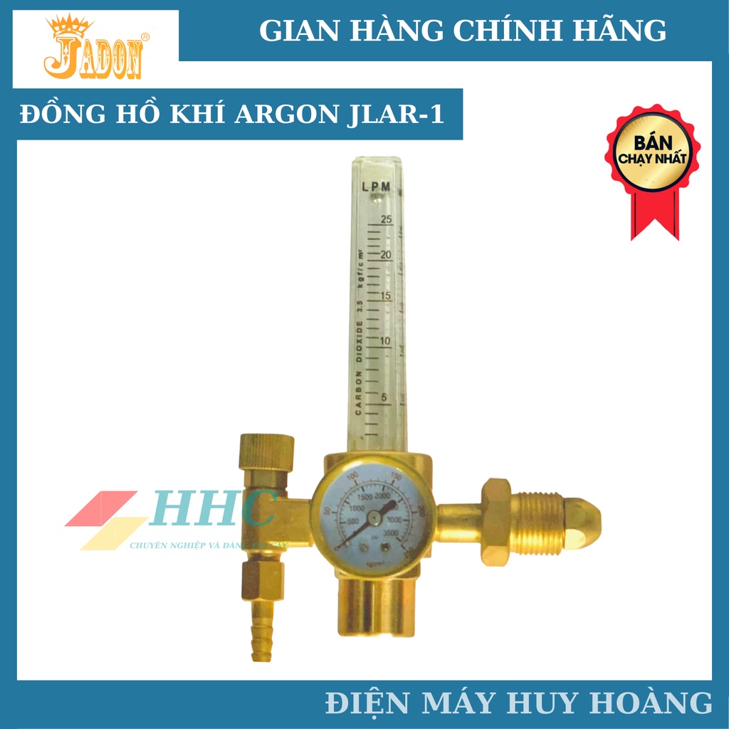 Đồng hồ khí Argon tiết kiệm khí loại cao cấp hiệu Jadon