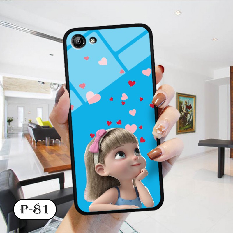 Ốp lưng kính 3D  OPPO A39/ A57 - hình cute