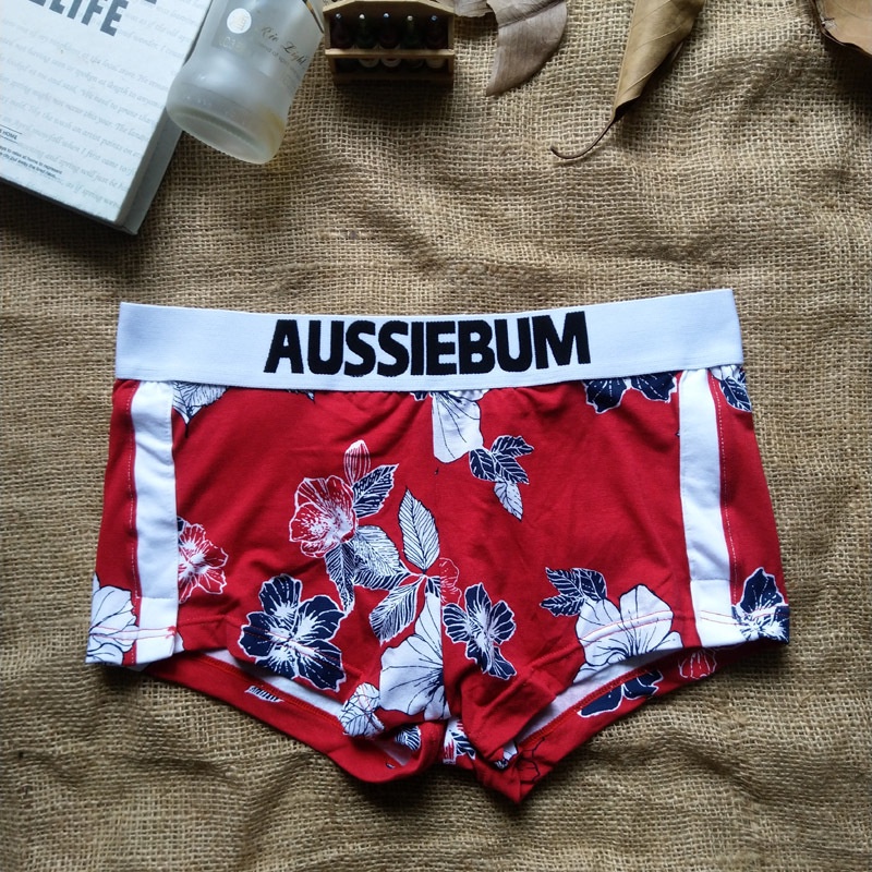 [free ship 50k + che tên đơn hàng] quần lót nam, quần lót boxer au hoa lá họa tiết tinh tế nhiều màu