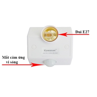 Đui Đèn Cảm Ứng SS68B Đui Đèn E27