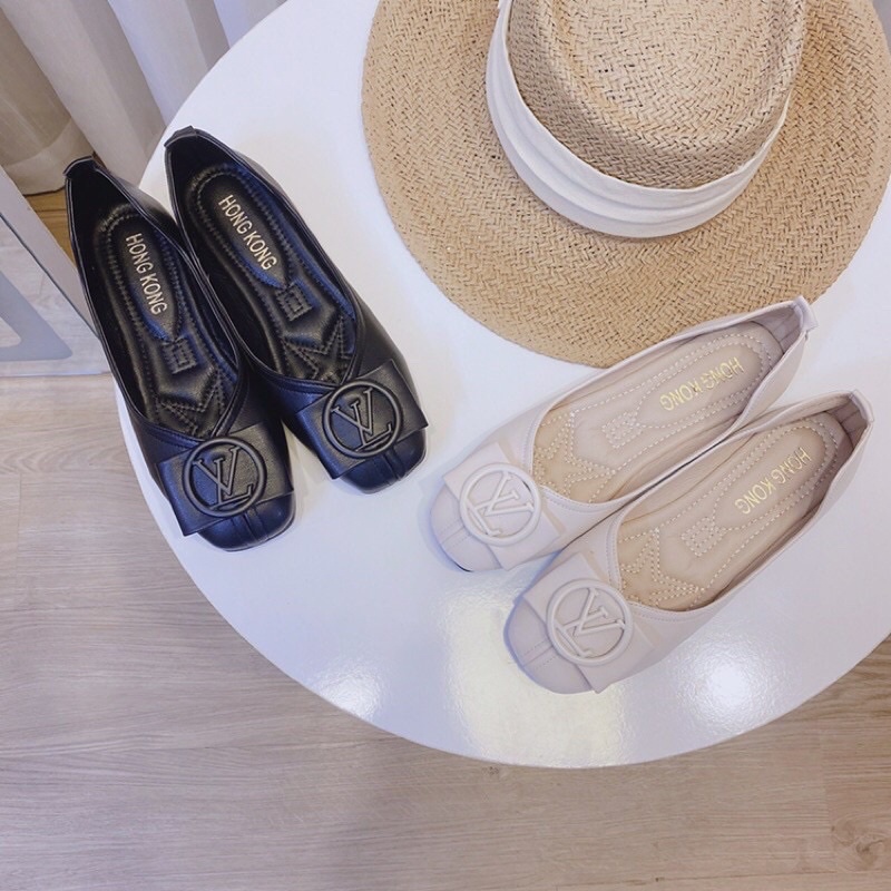 Giày bệt nữ mũi tròn bít búp bê đế bằng siêu nhẹ êm chân đi học đẹp rẻ thời trang