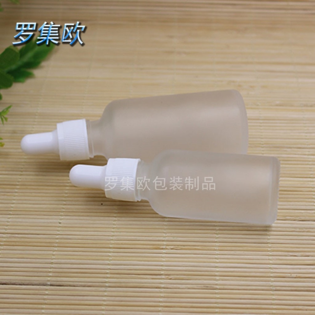 Lọ Chiết Serum Thủy Tinh Phun Mờ Cao Cấp Nắp Bóp Nhỏ Giọt 15ML/20M/30ML Dùng Chiết Mỹ Phẩm, Tinh Chất, Phụ Kiện Du Lịch