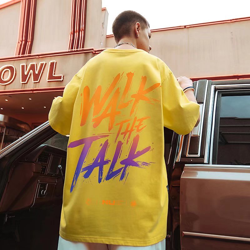 Áo Thun Tay Ngắn In Họa Tiết Hoạt Hình Phong Cách Hip Hop Thời Trang Mùa Hè Cho Nam Và Nữ Size M-8XL