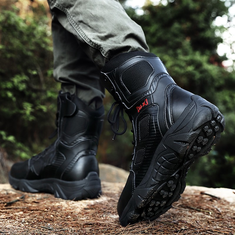 Giày boot YOZOH phong cách quân đội cá tính cho nam size 39-47
