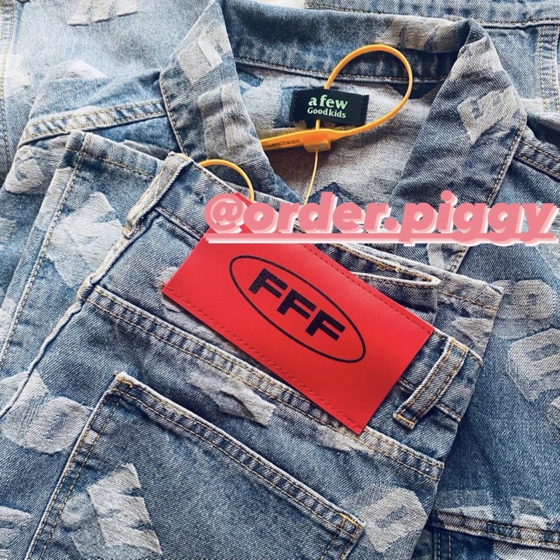 Áo DONCARE ALL-OVER PRINT DENIM JACKET - Chính hãng