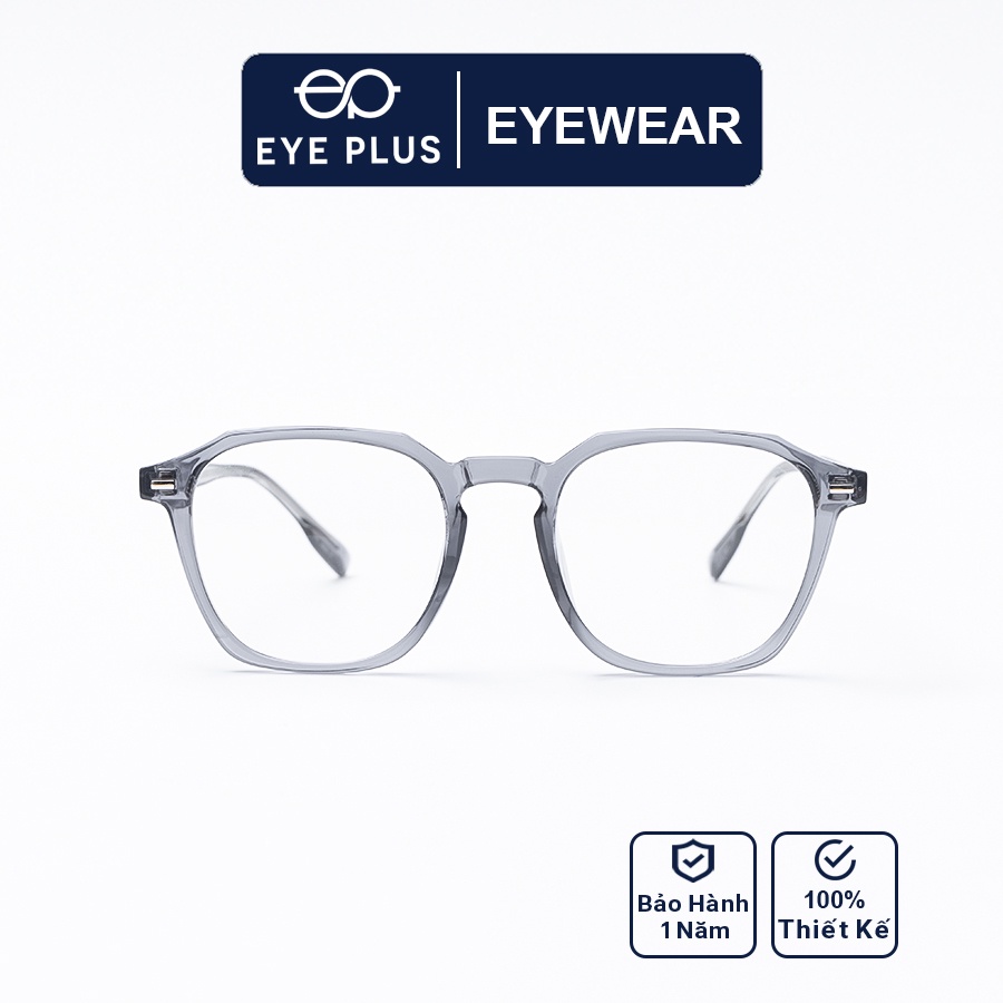 Gọng kính mắt nam nữ thời trang EYE PLUS siêu phẩm đa giác E360-72014