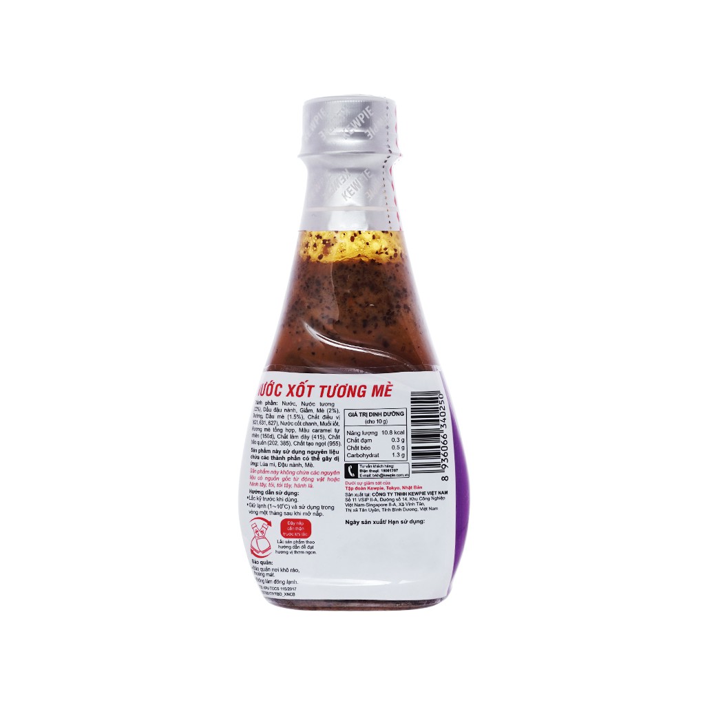 [HÀNG MỚI VỀ] Nước Xốt Tương Mè Kewpie Chai 210ml - Dressing Sesame Soy Sauce