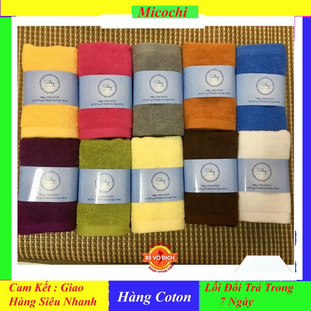 Khăn Rửa Mặt Cotton ❤️ FREESHIP❤️  Hàng Loại 1 Xuất Dư