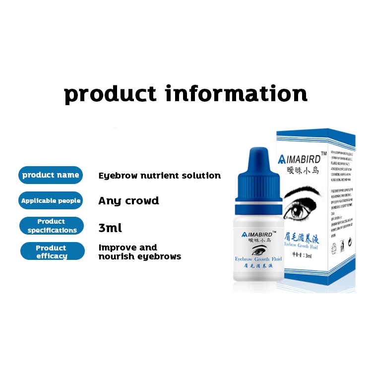 Serum mọc lông mày, tinh chất dưỡng mi, serum chăm sóc dưỡng ẩm nhẹ nhàng, 30ml, làm dày lông mày, phục hồi, ngăn ngừa rụng, mọc lông mày nhanh, tăng mật độ lông mày, mi cong dài tự nhiên