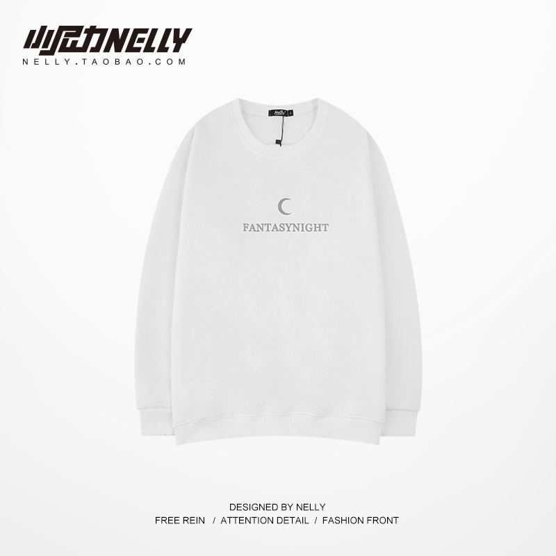 Áo sweater nỉ lót lông Nelly unisex mẫu mới 2021 mã 065