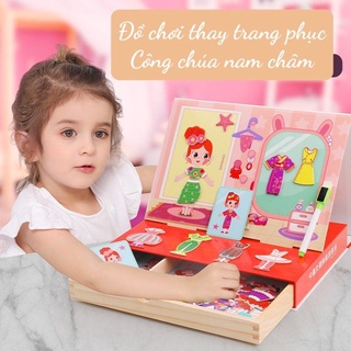 Bảng nam châm thay trang phục bé gái 💄💄💄