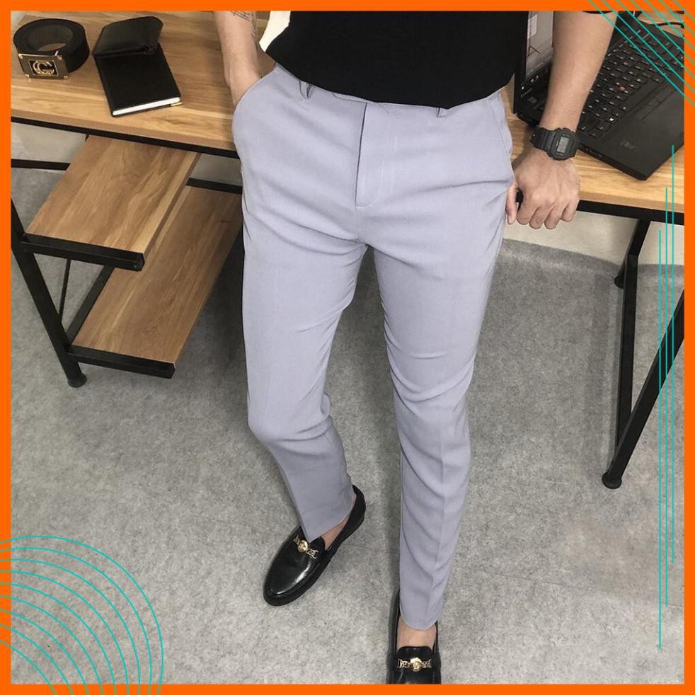 Quần tây - Quần âu nam - Dáng côn trẻ trung, chất vải mềm không xù, dầy dặn, không nhăn, dễ phối đồ với sơ mi | BigBuy360 - bigbuy360.vn
