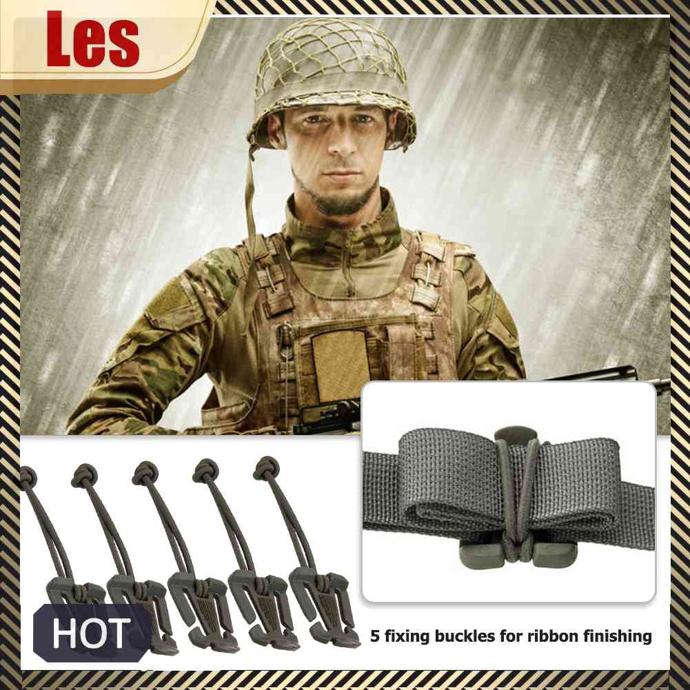 Set 5 Khóa Dây Thừng EDC Co Giãn