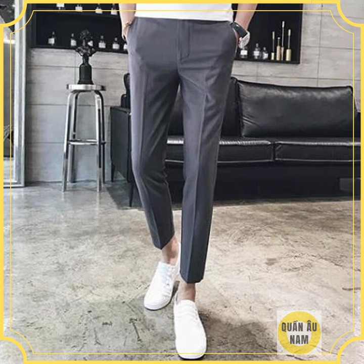 Quần tây nam hàn quốc chất vải co giãn 4 chiều, quần phối siêu đẹp với áo sơ mi, giày tây