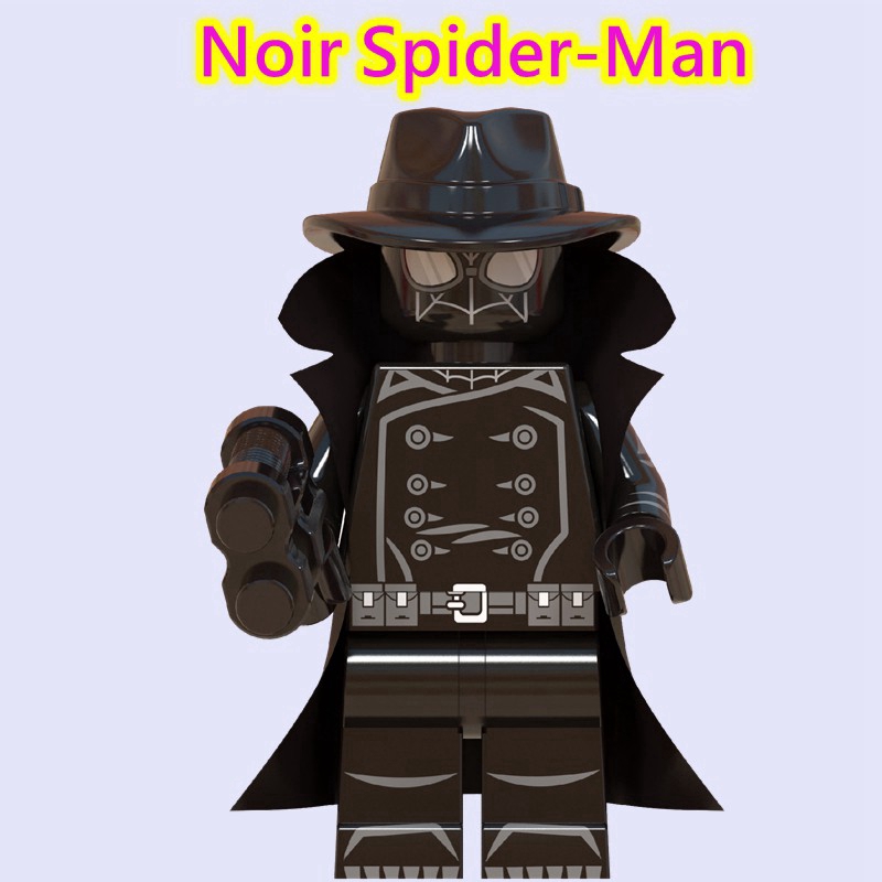 Đồ Chơi Lắp Ráp Mô Hình Người Nhện Trong Endgame Noir Miles Cho Trẻ Em