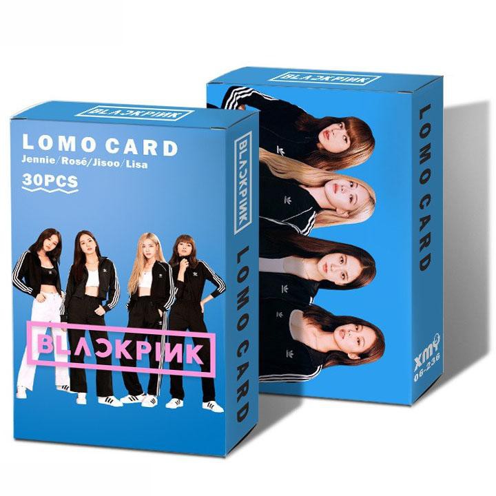 ( không kèm hộp ) Bộ ảnh Lomo 30 tấm Blackpink ảnh thành viên in hình nhóm nhạc nữ idol Hàn Quốc