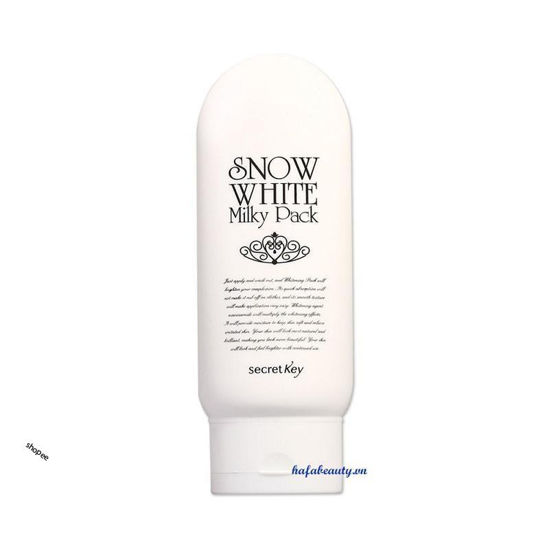 Dưỡng trắng da mặt và body cao cấp Snow White Milky Pack Dưỡng ẩm và mịn màng hơn, bạn sẽ cảm nhận được ngay (Auth)