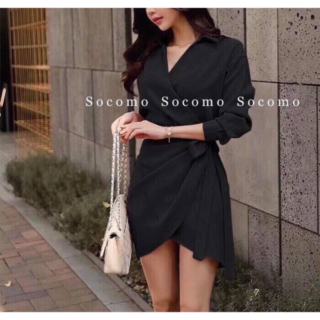 Đầm cột eo