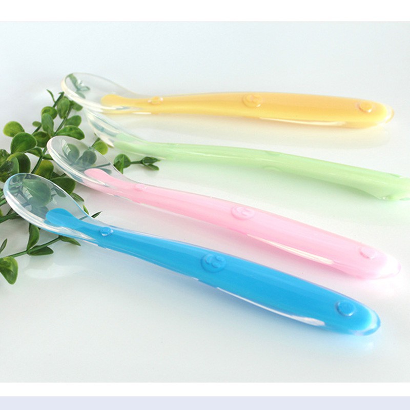 Thìa Ăn Dặm Bằng Silicon Cho Bé