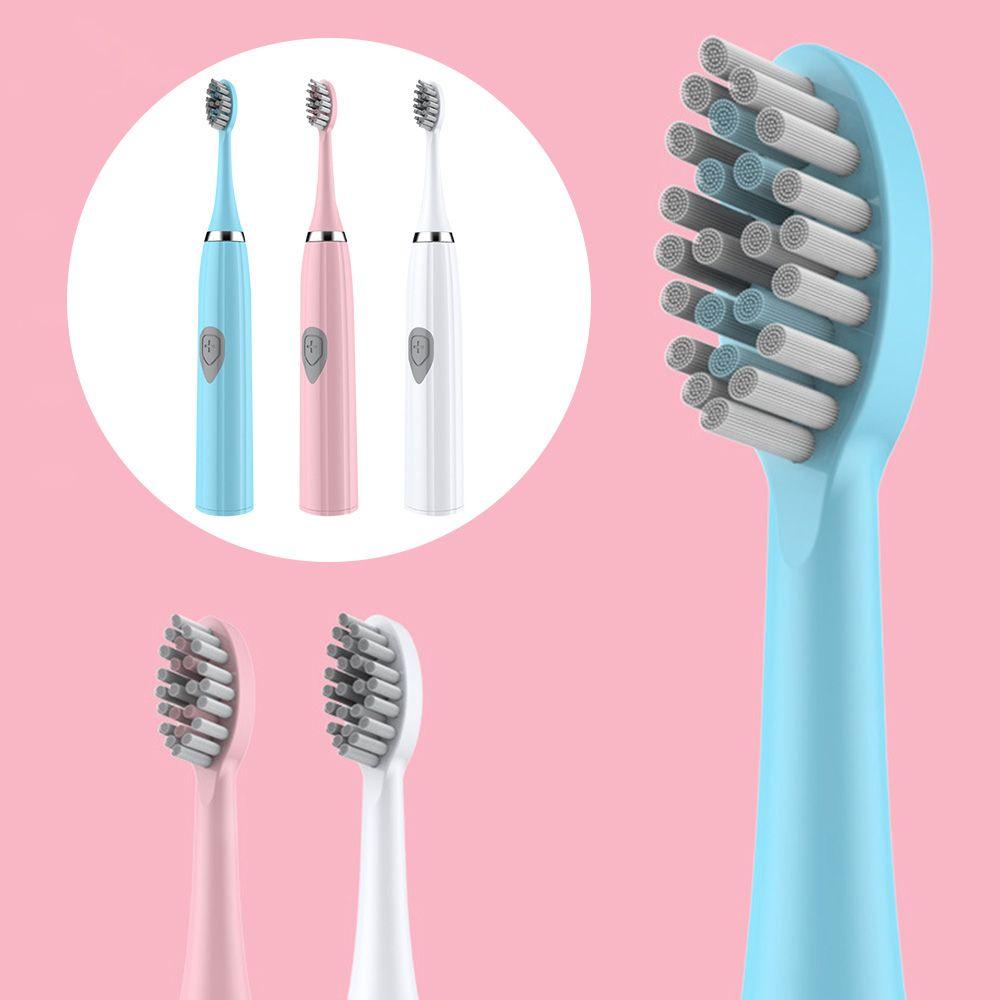 Bàn Chải Đánh Răng Điện 3 Đầu Sạc USB Chống Thấm Nước IPX7 Chăm Sóc Răng