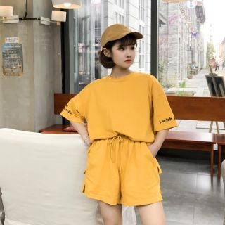 Gom giá rẻ set quần áo bộ hè thể thao ulzzang nhiều màu tự chọn