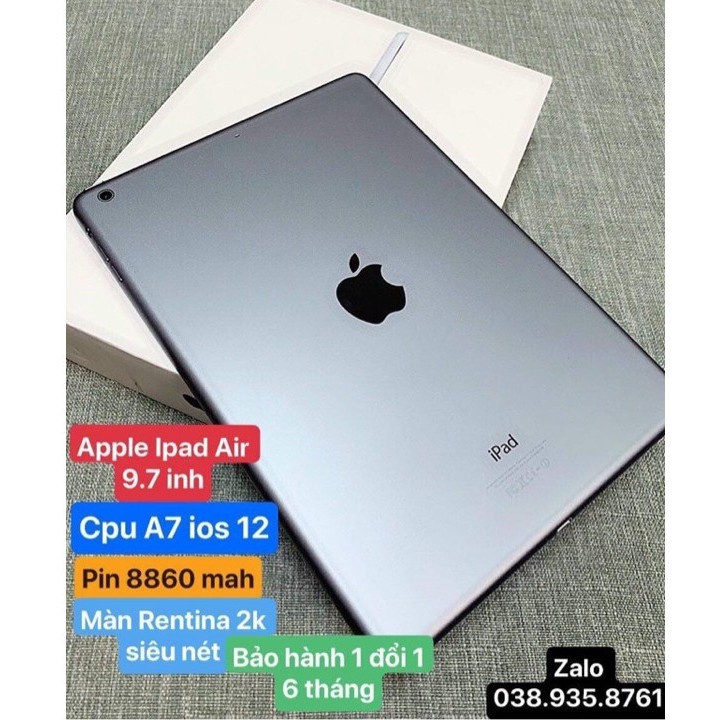 [Mã 151ELSALE hoàn 7% đơn 300K] Máy tính bảng i(.pad) air 4G wifi chính hãng - hỗ trợ bảo hành 12 tháng toàn quốc