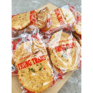 Cơm cháy mỡ hành trung trang giòn ngon ( gói 3 miếng)