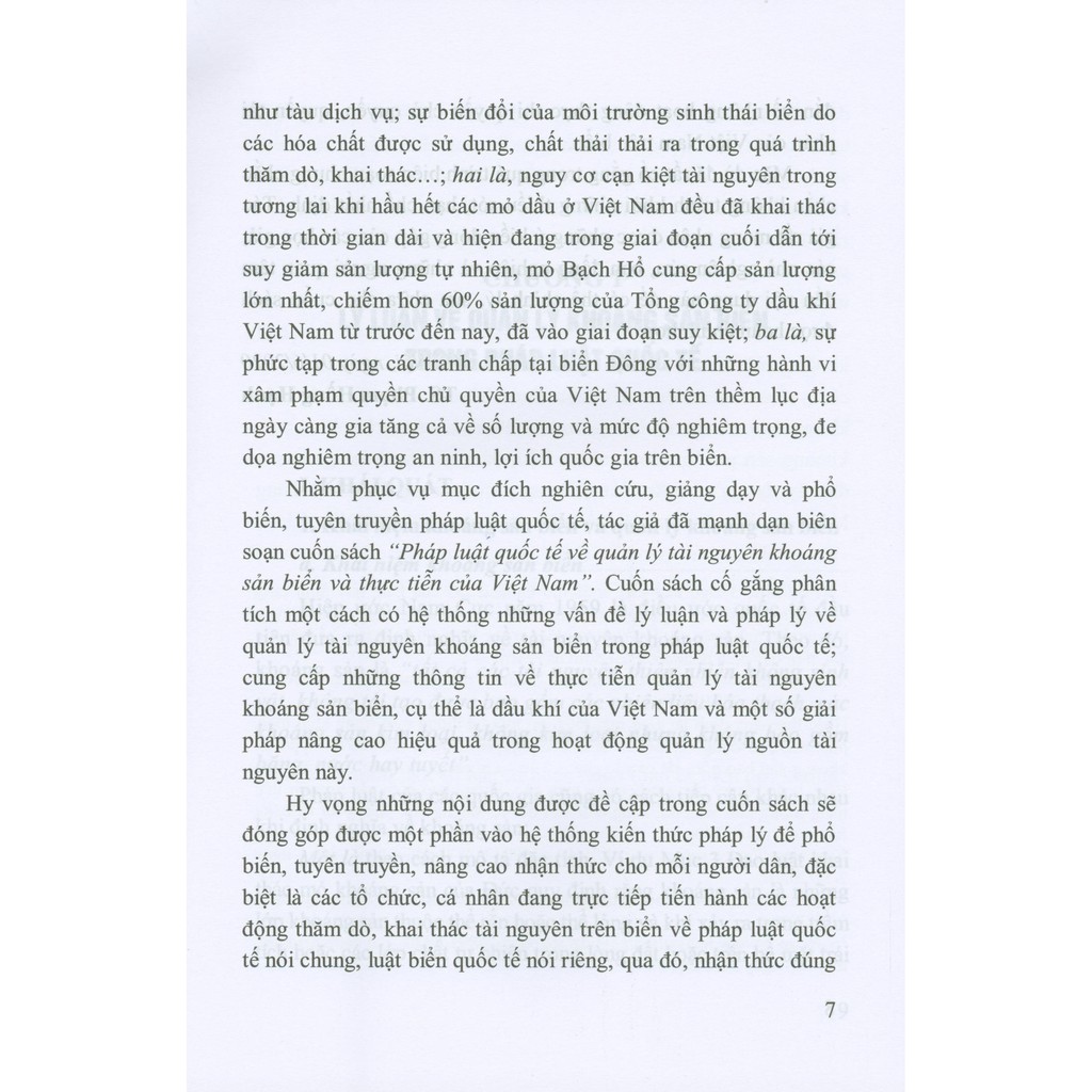 Sách - Pháp Luật Quốc Tế Về Quản Lý Tài Nguyên Khoáng Sản Biển Và Thực Tiễn Của Việt Nam