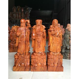 Tam đa phúc lộc thọ gỗ cẩm