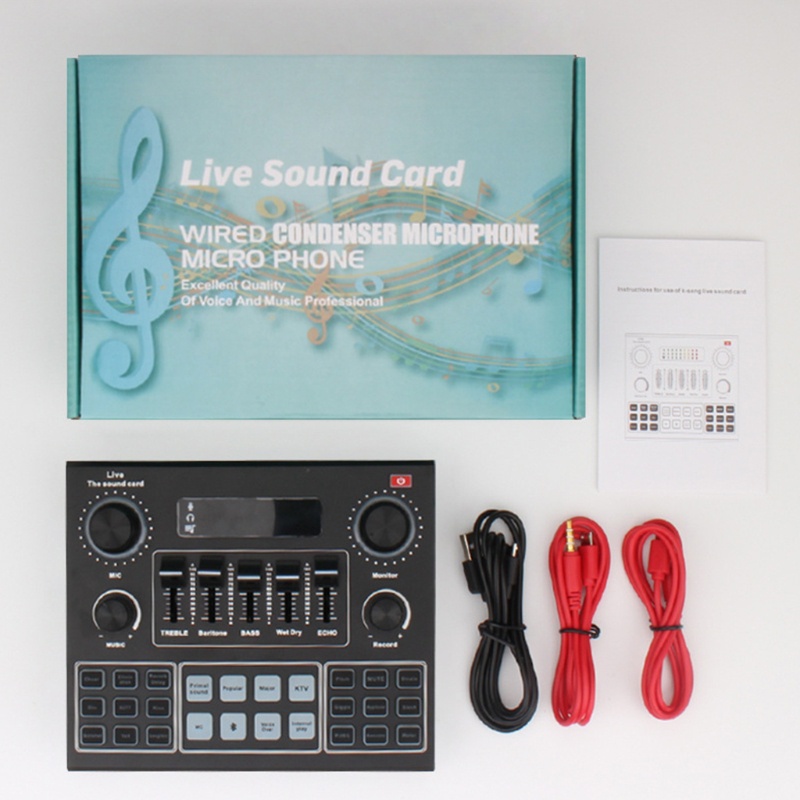 Bộ Thẻ Âm Thanh Kèm Micro zzz K Chuyên Dụng Cho Máy Tính