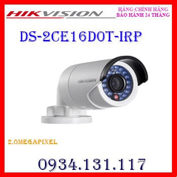 Camera HD-TVI hồng ngoại 2.0 Megapixel HIKVISION DS-2CE16D0T-IRP | BigBuy360 - bigbuy360.vn
