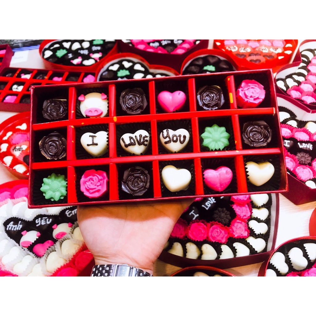 Socola Valentine Hộp Chữ Nhật - Chocolate Nhập Khẩu SwettBox CN