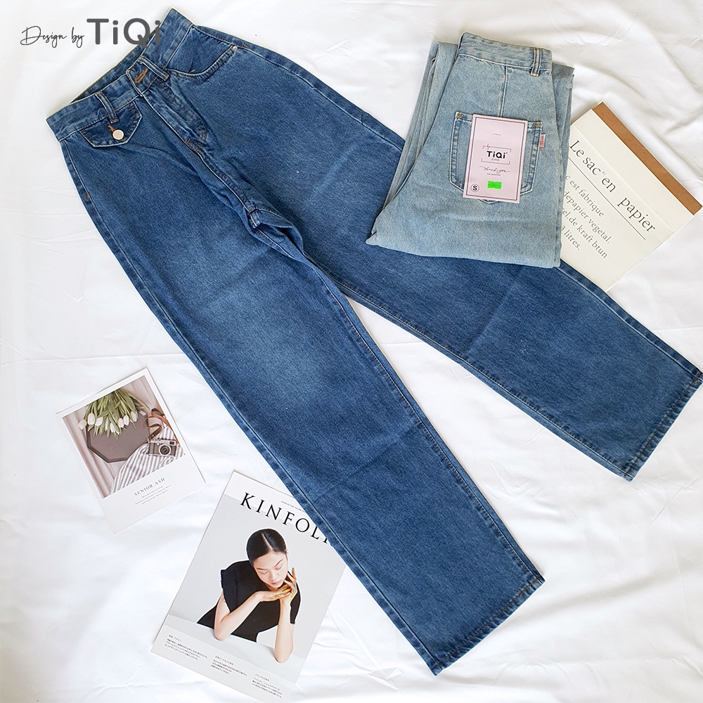 Quần ống rộng nữ cao cấp TiQi Jeans B2-208