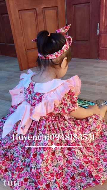Váy tạp dề.Phong cách Vintage Tặng kèm tuban / Giá 390 giảm còn 320 k | BigBuy360 - bigbuy360.vn