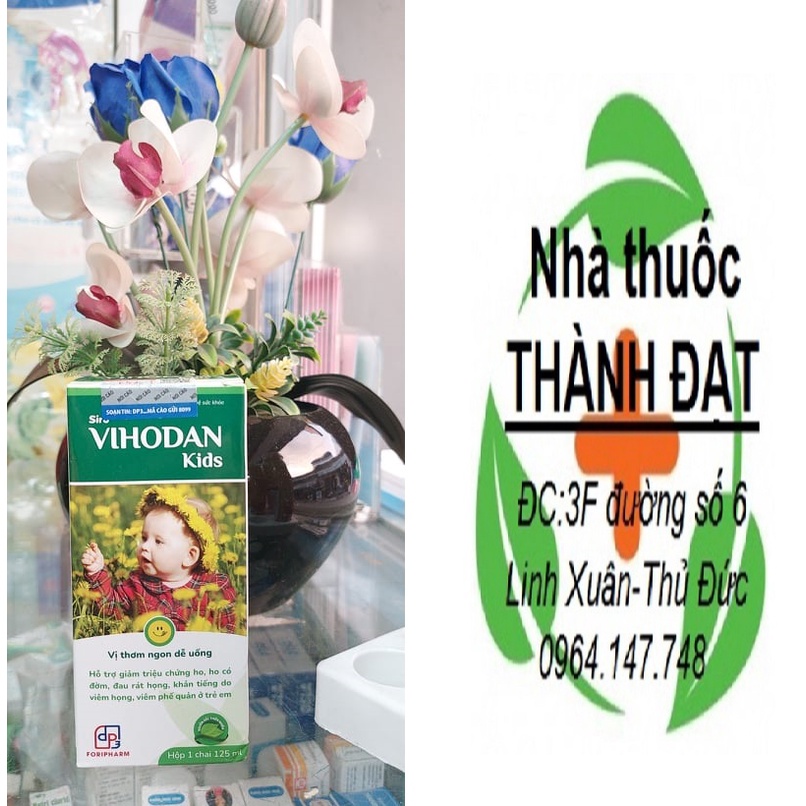 vihodan và vihodan kids tw3 hỗ trợ bổ phế dành cho người lớn và trẻ em