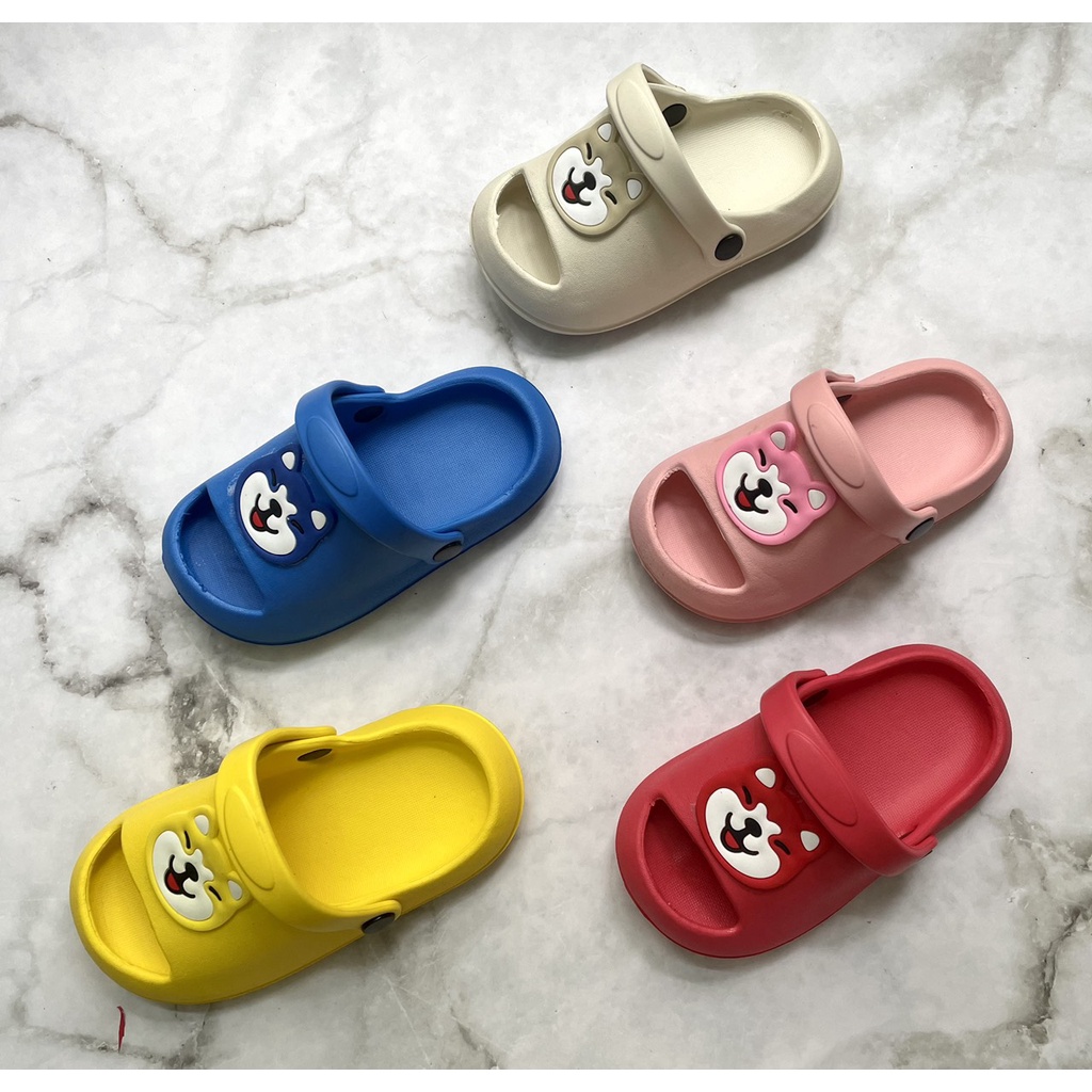 Dép Sục Hở Mũi Hình Dễ Thương Cho Bé Trai Bé Gái Sz 24-29
