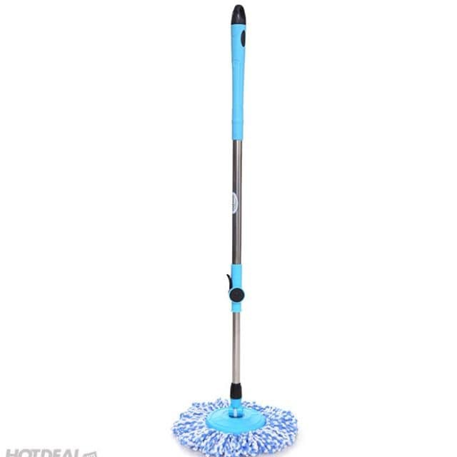 COMBO 2 CÂY LAU NHÀ THÁI LAN THÂN INOX LOẠI TO KÈM BÔNG LAU