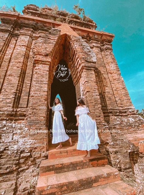 (Flashsale) VÁY TRẮNG ĐI TIỆC TRỄ VAI phối ren đẹp ĐẦM BOHO XOÈ CÔNG CHÚA STYLE THỔ CẨM du lịch sống ảo (hình vải thật) | BigBuy360 - bigbuy360.vn