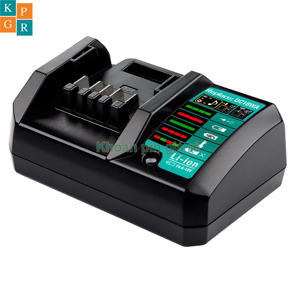 [KPGR] Sạc pin Makita DC18WA 14V-18V max nhận sạc zin