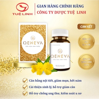 ✅ Dầu Hoa Anh Thảo OENEVA Tuệ Linh – Mua 5 tặng 1 – [Chính hãng] – Cân bằng nội tiết, sạch mụn, sáng da – Lọ 30 viên